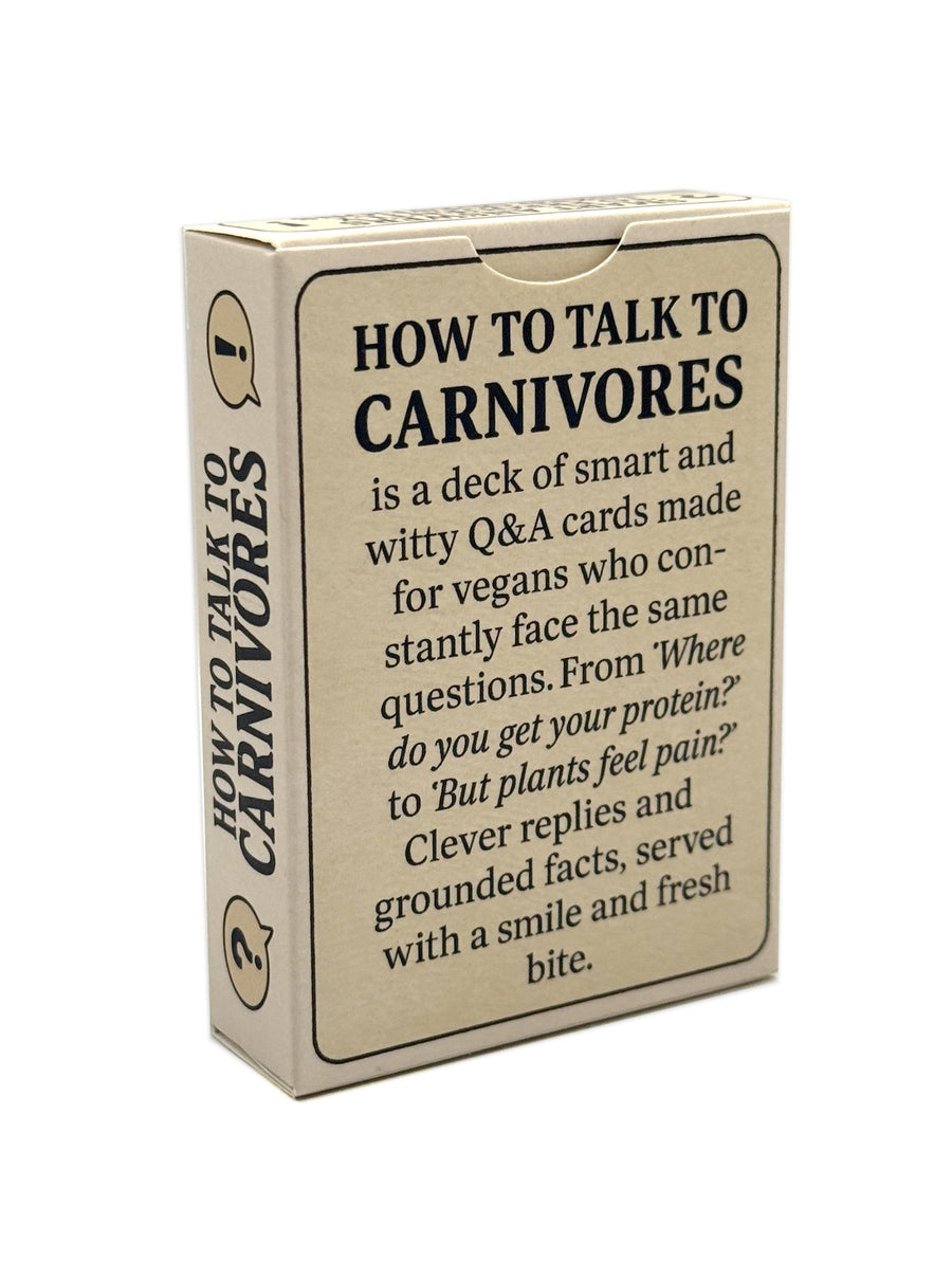 How to Talk to Carnivores Created / Lukas Birk, Fragkiskos Sakellaridis