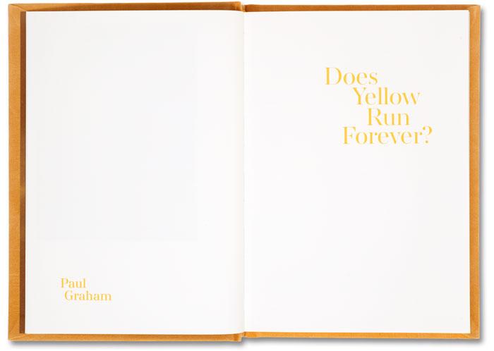 Does Yellow Run Forever? | Paul Graham